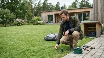 Installera robotgräsklippare illustrerad inom guider på Robotgräsklippartest.se