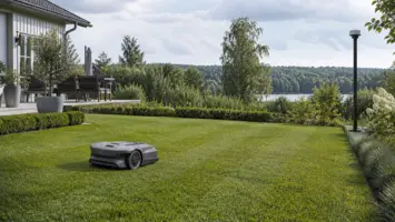 Robotgräsklippare GPS illustrert som robotgräsklippare utan slinga hos Robotgräsklippartest.se