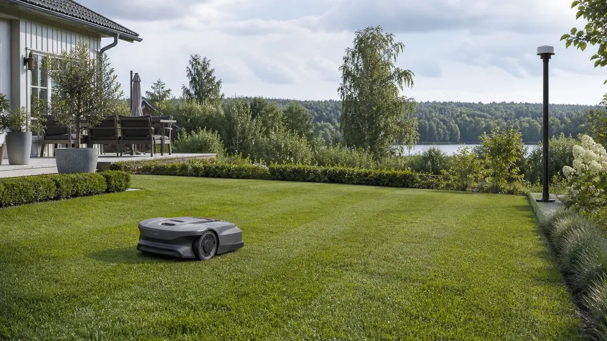 Robotgräsklippare GPS illustrert som robotgräsklippare utan slinga hos Robotgräsklippartest.se