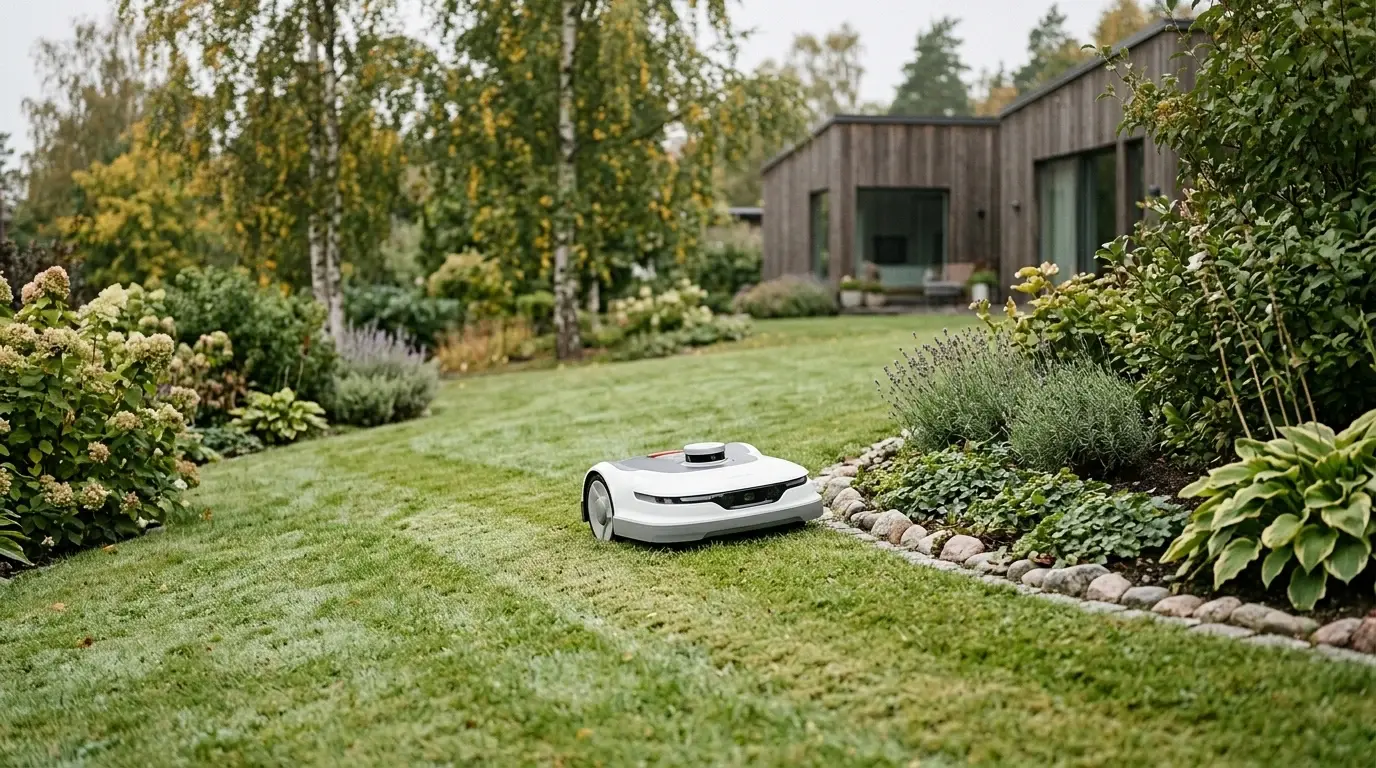 Dreame robotgräsklippare test illustrerad inom robotgräsklippare utan slinga på Robotgräsklippartest.se