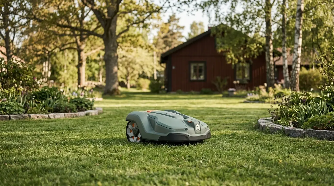 Hur robotgräsklippare fungerar illustrerad inom guider på Robotgräsklippartest.se